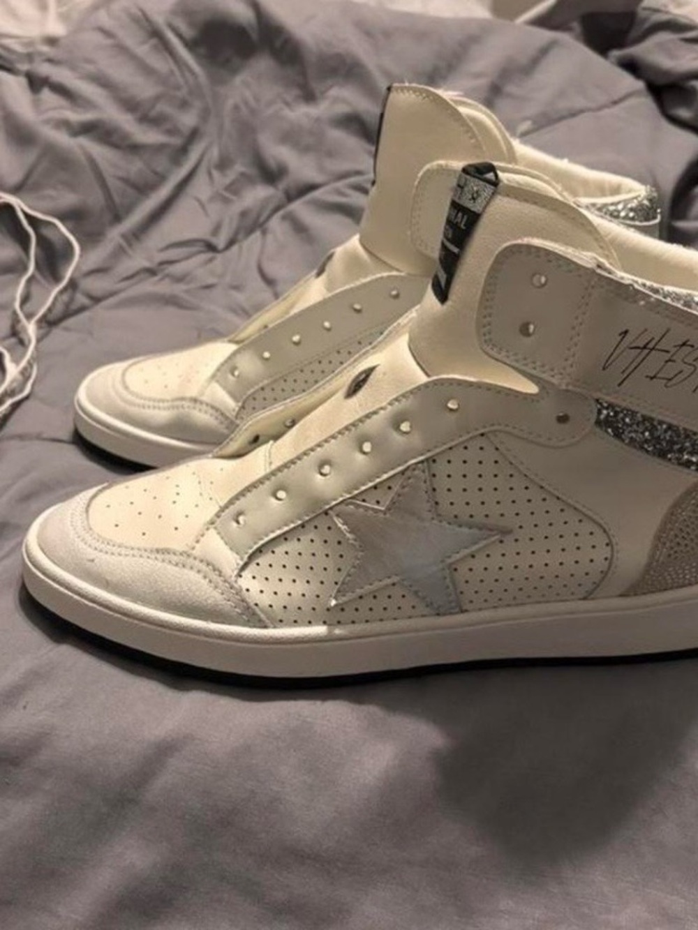 Havana White High-Top Women's Sneakers